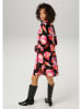 Aniston Jurk zwart/roze