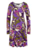 Aniston Kleid in Lila/ Oliv
