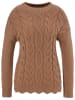 Aniston Sweter w kolorze karmelowym