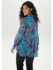 Aniston Bluse in Blau/ Lila
