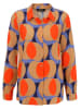 Aniston Bluse in Apricot/ Hellblau