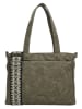 Beagles Torebka "Malaga" w kolorze khaki - 31 x 24 x 10 cm