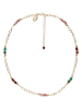 U.S. Polo Assn. Vergulde ketting met edelstenen - (L)37 cm