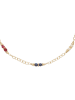 U.S. Polo Assn. Vergold. Halskette mit Edelsteinen - (L)37 cm