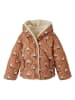 vertbaudet Wende-Steppjacke in Hellbraun/ Creme