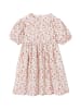 vertbaudet Kleid in Weiß/ Rosa