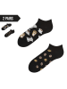 TODO SOCKS 2er-Set: Socken in Schwarz