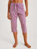 Calida Pyjama-Hose in Lila/ Schwarz/ Weiß