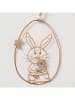 Boltze 2-delige set: decohangers "Binky" bruin - (H)17,5 cm