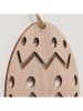 Boltze 3-delige set: decohangers "Busty" lichtbruin - (H)9 cm