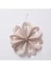 Boltze 4er-Set: Dekoanhänger "Kassio" in Creme/ Beige - (H)5 cm