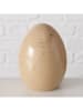 Boltze 3-delige set: deco-objecten "Mylana" crème/beige/groen - (H)12 x Ø 9 cm