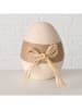 Boltze 3er-Set: Dekoaufsteller "Nalio" in Creme/ Hellbraun - (H)20 cm