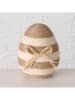 Boltze 3er-Set: Dekoaufsteller "Nalio" in Creme/ Hellbraun - (H)20 cm