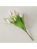 Boltze Dekostrauß "Tulpe" in Grün/ Lila - (H)31 cm