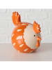 Boltze 2er-Set: Dekofiguren "Agathy" in Orange/ Creme - (H)12 cm