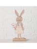 Boltze 2er-Set: Dekofiguren "Belia" in Hellbraun/ Creme/ Grau - (H)33,5 cm