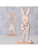 Boltze 2er-Set: Dekofiguren "Belia" in Hellbraun/ Creme/ Grau - (H)33,5 cm