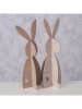 Boltze 2-delige set: decofiguren "Freddo" beige/crème - (H)60 cm