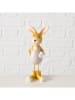 Boltze 3-delige set: decofiguren "Gitty" lichtbruin - (H)15,5 cm