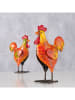 Boltze Figurki dekoracyjne (2 szt.) w kolorze żółto-pomarańczowym - wys. 15,2 cm