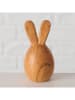 Boltze 2-delige set: decofiguren "Wilhelmy" bruin/lichtbruin - (H)8 cm