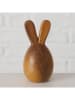 Boltze 2-delige set: decofiguren "Wilhelmy" bruin/lichtbruin - (H)8 cm