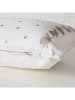 Boltze Kussen "Tinka" wit/grijs/goudkleurig - (L)50 x (B)30 cm