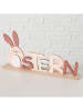 Boltze Deco-object "Benji" lichtbruin/wit - (B)5,1 x (H)18,6 cm