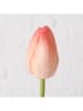 Boltze Kunstpflanze "Tulpe" in Rosa/ Grün - (H)42 cm
