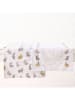 Boltze 2-delige set: tafellopers "Tinka" wit/grijs/goudkleurig - (L)140 x (B)40 cm