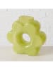 Boltze 2-delige set: vazen "Loppy" wit/groen - (H)20 cm