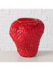 Boltze Vase "Senga" in Rot - (H)20 cm