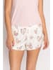 PJ Salvage Pyjama-Shorts in Weiß