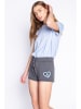PJ Salvage Pyjama-Shorts in Anthrazit