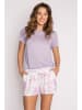 PJ Salvage Pyjama-Shorts in Weiß