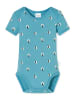 Schiesser 2-delige set: rompers turquoise