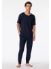 Schiesser Pyjama-Hose in Dunkelblau
