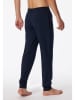 Schiesser Pyjama-Hose in Dunkelblau