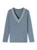 Schiesser Pyjamashirt blauw