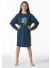 Schiesser Nachthemd donkerblauw