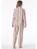 Schiesser Pyjama crème/oranje/grijs