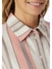 Schiesser Pyjama in Creme/ Orange/ Grau