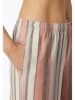 Schiesser Pyjama in Creme/ Orange/ Grau