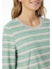 Schiesser Pyjama grijs/groen