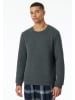 Schiesser Pyjamashirt antraciet