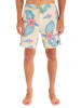Hurley Badeshorts in Creme/ Hellblau/ Rosa