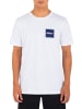 Hurley Shirt in Weiß/ Blau