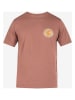 Hurley Shirt in Hellbraun/ Bunt