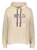 Zwillingsherz Hoodie "Wild Strong Happy" in Beige